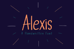 Alexis: A Handwritten Font for Makers
