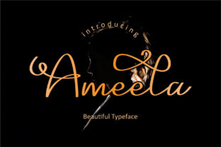 Ameela: A Handwritten Font for Elegant Editorial Design