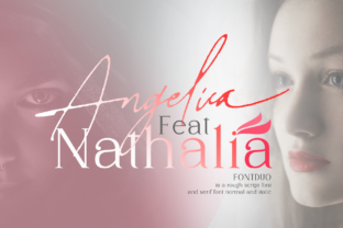 Angelica Feat Nathalia Typeface for Web Design