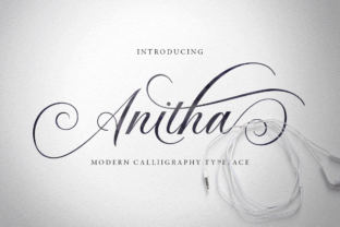 Anitha Typeface: A Handwritten Font for Modern Brands