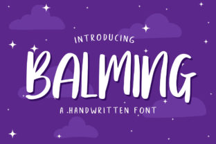 Balming: A Playful Handwritten Font for Editorial Design