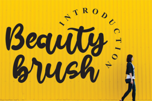Beauty Brush: A Handwritten Font for Editorial Design
