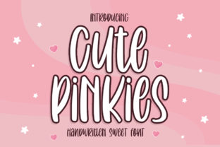 Cute Pinkies: A Friendly Handwritten Font for Branding