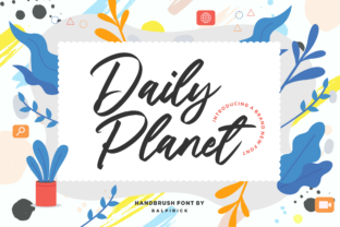 Daily Planet: A Handwritten Font for Editorial Design