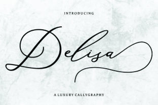 Delisa Font: A Modern Script for Campaigns