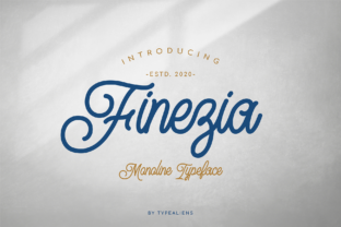 Finezia: A Versatile Script Typeface for Web Design