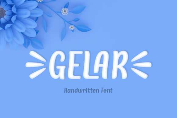 Gelar: A Handwritten Typeface for Warm Editorial Design