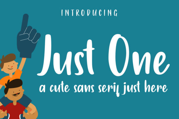 Just One: A Handwritten Typeface for Editorial Warmth