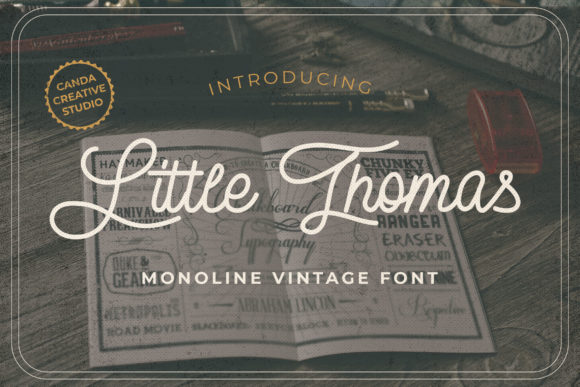 Little Thomas: A Vintage Handwritten Font for Branding