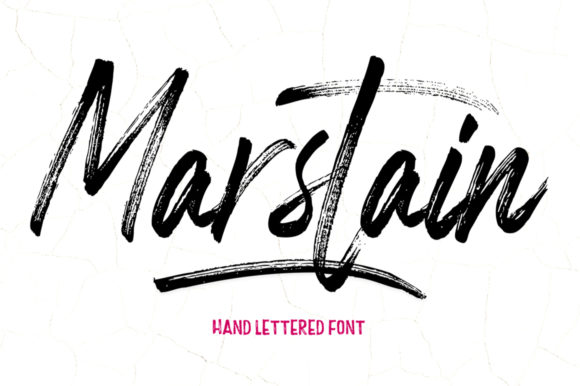 Marstain: A Handwritten Font for Modern Web Design