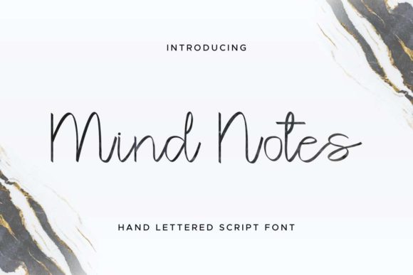 Mind Notes: A Modern Script Font for Web Design