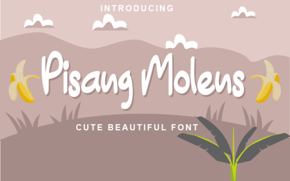 Pisang Molens: A Handwritten Font for Digital Elegance