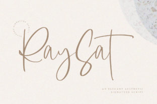 Raysat: A Handwritten Typeface for Elegant Editorial Design