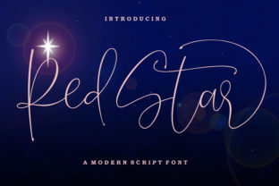 Redstar: A Modern Script Font for Small Business Branding