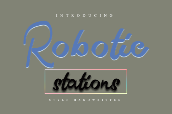 Robotic Stations Font: Elevate Your Campaign Visuals