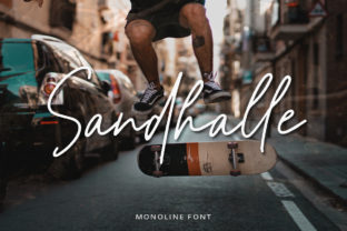 Sandhalle: A Handwritten Font for Modern Branding