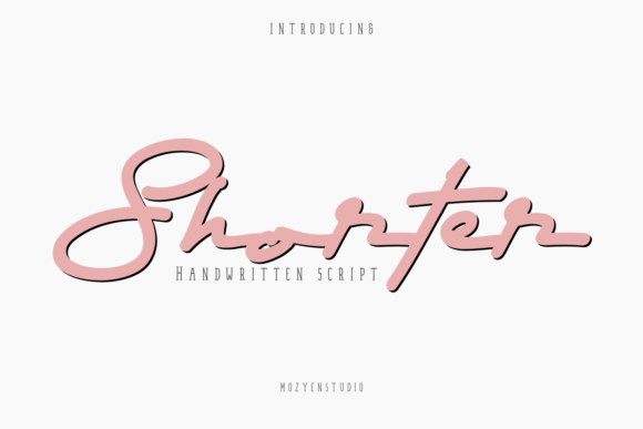 Shorter: A Designer’s Take on Script Amp’s Bold Cursive