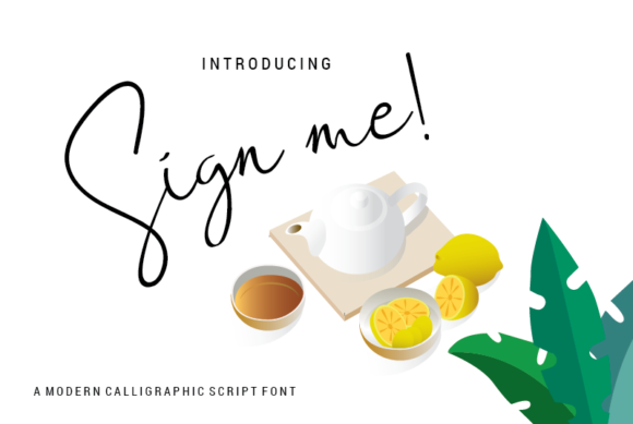 Sign Me: A Timeless Handwritten Font for Elegant Branding