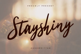 Stayshiny: A Handwritten Font for Authentic Branding