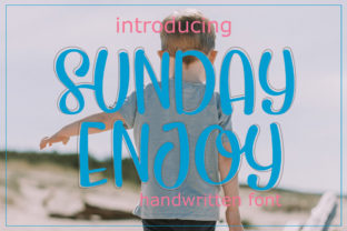 Sundayenjoy: The Handwritten Font for Scroll-Stopping Social Content