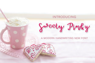 Sweety Pinky: A Bouncy Handwritten Font for Crafters