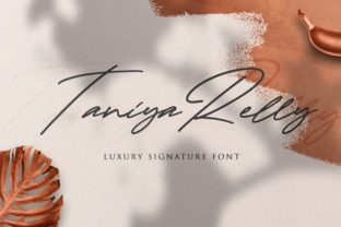 Taniya Relly: A Handwritten Font for Elegant Web Design