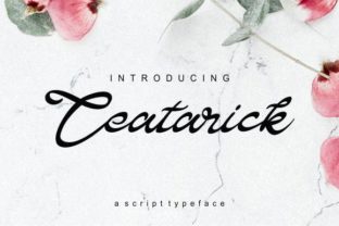 Teatarick: A Handwritten Font for Marketers
