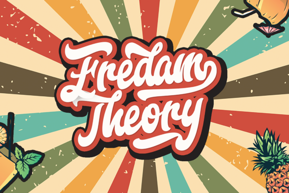 Why Fredam Theory Is the Perfect Retro Script Font