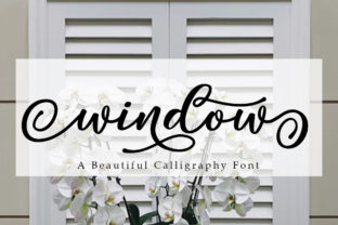 Window Font: A Soft Script for Digital Design